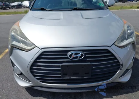 2014 Hyundai Veloster Turbo W/Blue z USA, uszkodzony, nr VIN KMHTC6AE2EU208720